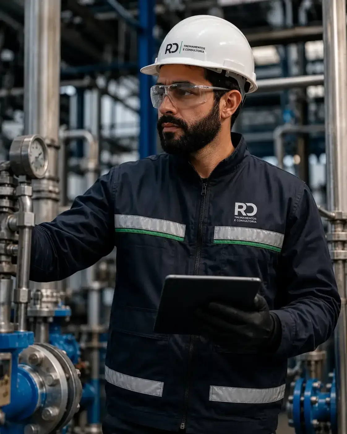 Profissional RD em inspeção técnica de Segurança do Trabalho